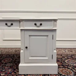 Ensemble de bureau blanc classique avec chaise de bureau