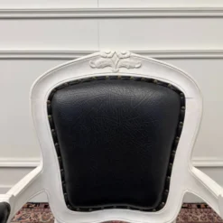 Ensemble de bureau blanc classique avec chaise de bureau