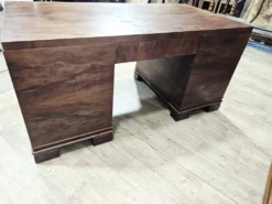 Ensemble de bureau exécutif monumental / Art Déco / Noyer / Années 1940.