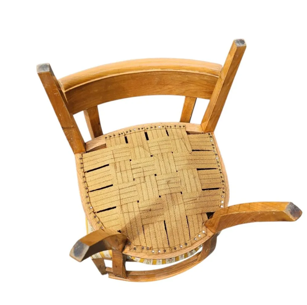 Ensemble de chaises en bois de cerisier / Biedermeier / tables d'appoint / table console tripot.