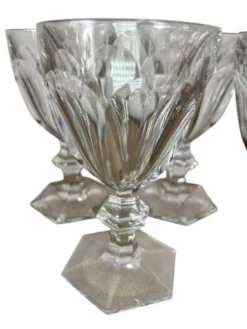 Ensemble de cinq verres à eau Baccarat Harcourt, 15,1 cm