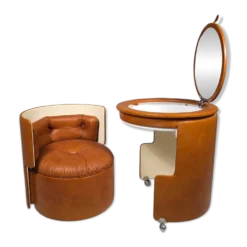 Ensemble de coiffeuse Dilly Dally par Luigi Massoni pour Poltrona Frau