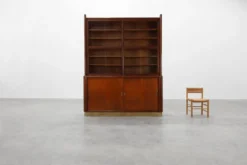 Ensemble de 2 comptoirs Art Déco et 1 cabinet attribué à De Coene, Belgique, 19