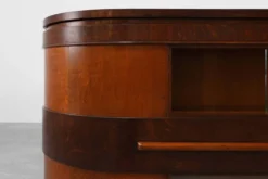 Ensemble de 2 comptoirs Art Déco et 1 cabinet attribué à De Coene, Belgique, 19