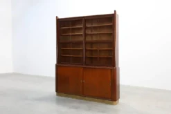 Ensemble de 2 comptoirs Art Déco et 1 cabinet attribué à De Coene, Belgique, 19