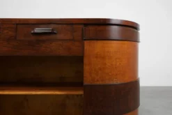 Ensemble de 2 comptoirs Art Déco et 1 cabinet attribué à De Coene, Belgique, 19