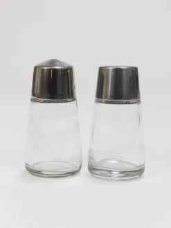Ensemble de condiments Marianne Denzel sel et poivre, Berndorf, Autriche, années 1960