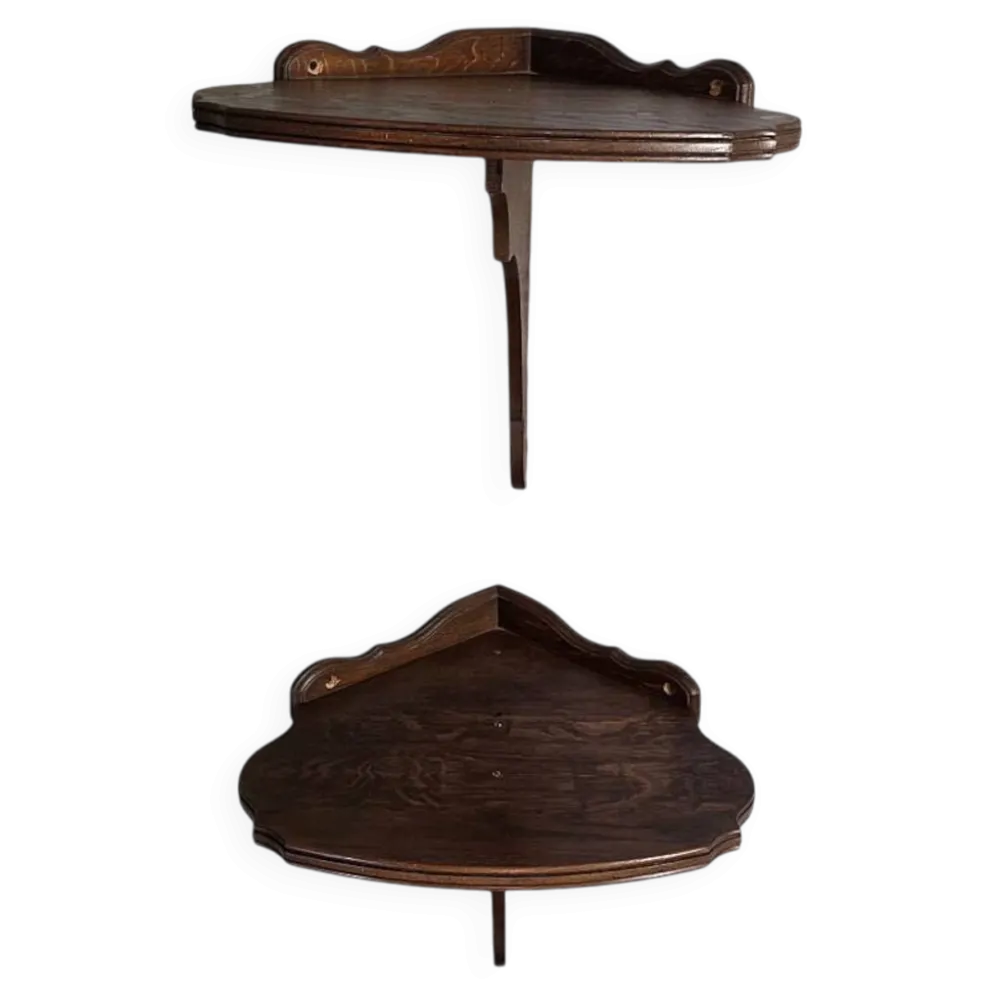 Ensemble de consoles murales d'angle françaises antiques, 1ère moitié des années 1900.