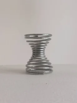 Ensemble de 5 coquetiers vintage postmodernes décor spirale style Memphis