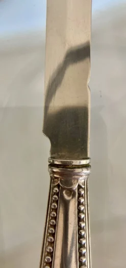 Ensemble de 12 couteaux à crustacés, ancien, 1900