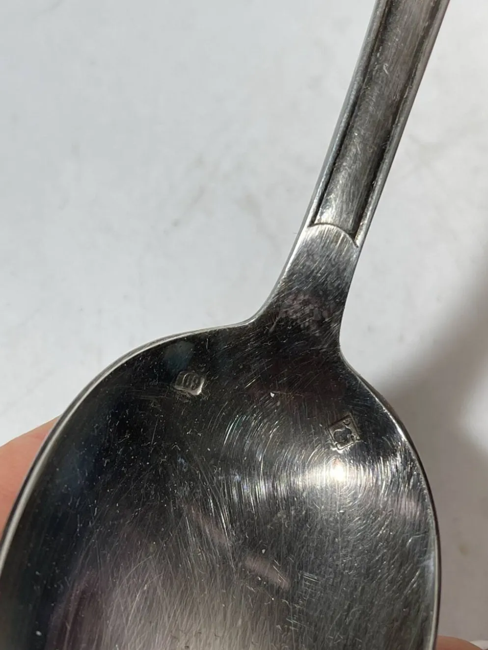 Ensemble de couverts anciens pour enfant en métal argenté