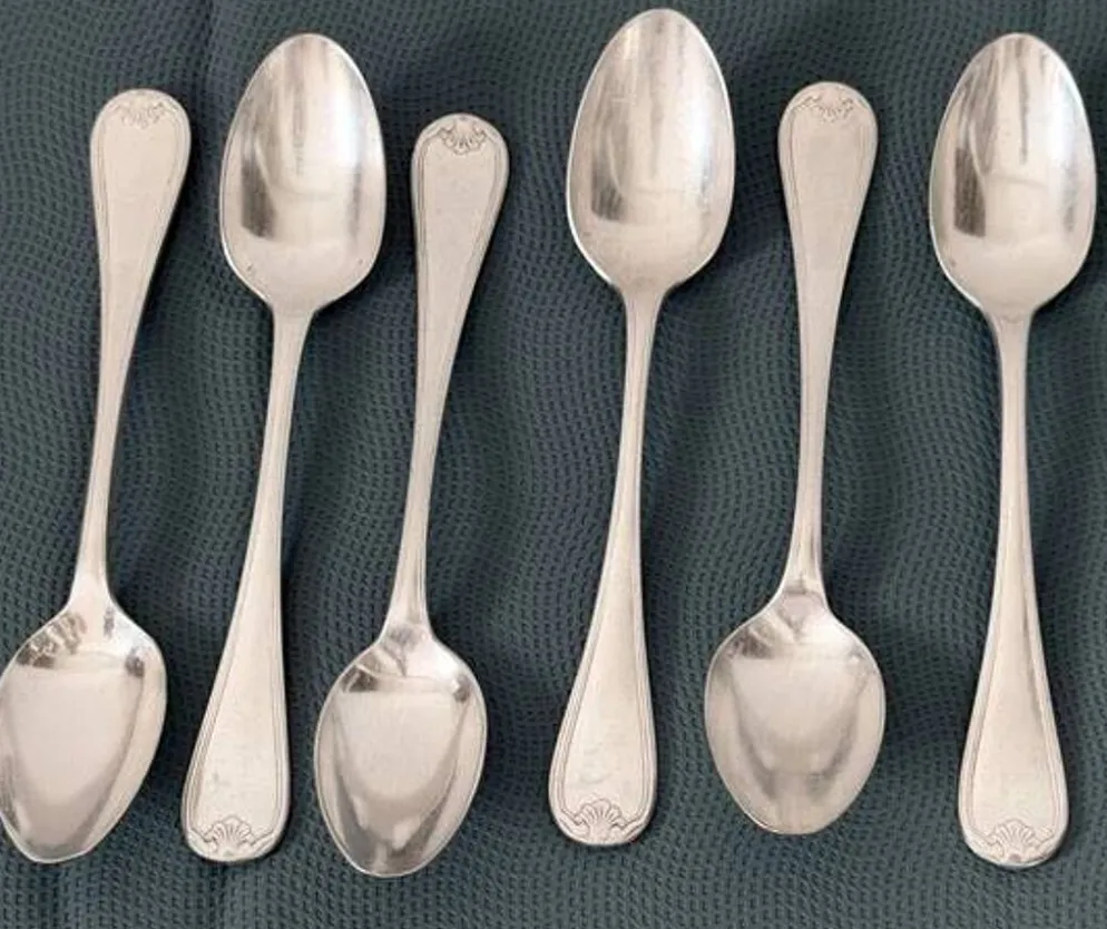 Ensemble de couverts antique Christofle Marot Bérain – Métal plaqué argent – 35 pièces pour 6 personnes