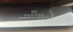 Ensemble de couverts en acier inoxydable Corona Sheffield, 38 pièces, effet os crème