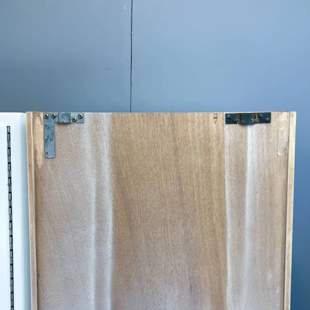 Ensemble de cuisine Poggenpohl avec un plan de travail moucheté gris-bleu, années 1950.