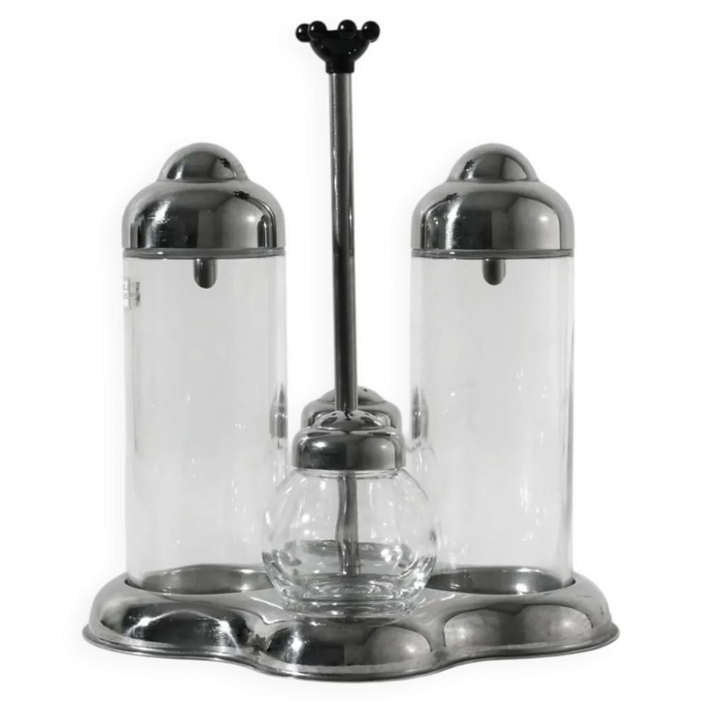Ensemble de design Memphis de Matteo Thun, pour WMF, Allemagne, années 1980.