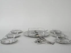 Ensemble de dessert, design italien, années 1970, fabricant : GOTTINGHEN