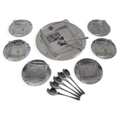 Ensemble de dessert, design italien, années 1970, fabricant : GOTTINGHEN