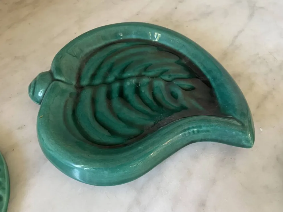 Ensemble de 3 dessous de plat en céramique de Vallauris