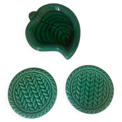Ensemble de 3 dessous de plat en céramique de Vallauris