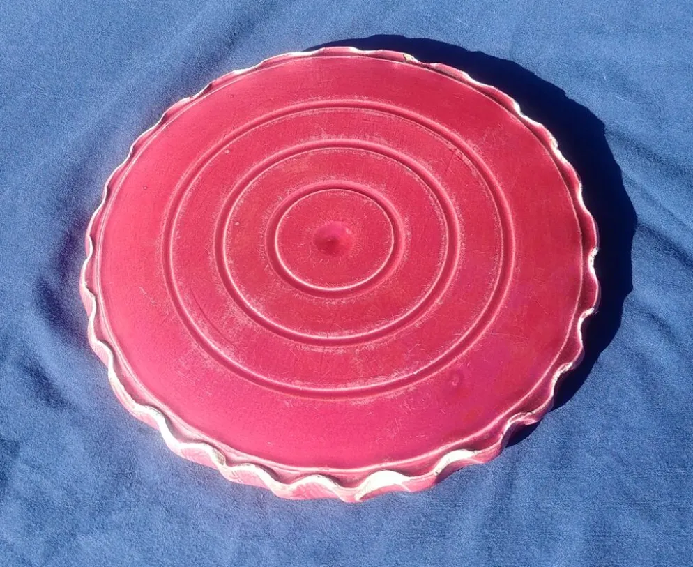 Ensemble de dessous de plat et deux dessous de bouteille Vallauris Grandjean-Jourdan années 50-60