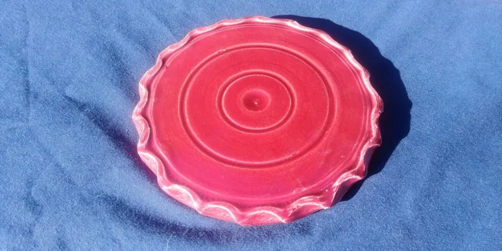 Ensemble de dessous de plat et deux dessous de bouteille Vallauris Grandjean-Jourdan années 50-60