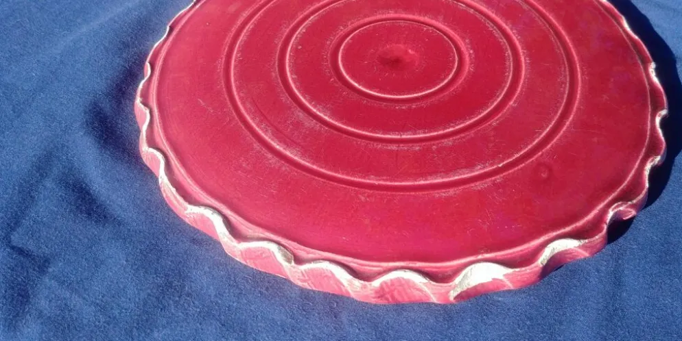 Ensemble de dessous de plat et deux dessous de bouteille Vallauris Grandjean-Jourdan années 50-60