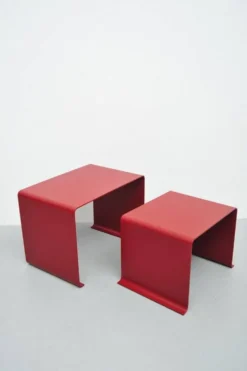 Ensemble de deux tables basses par Dieter Rams et Thomas Merkel, 2001