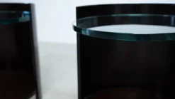 Ensemble de deux tables de chevet par Gianni Moscatelli pour Formanova