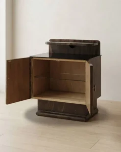 Ensemble de deux tables de nuit par Jindřich Halabala pour UP Závody, années 1940, Tchécoslovaquie, 55 x 45 x 38 cm