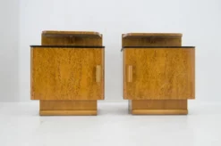 Ensemble de deux tables de nuit par Halabala pour UP Zavody, 1940s