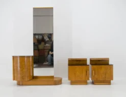 Ensemble de deux tables de nuit par Halabala pour UP Zavody, 1940s