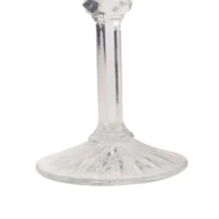 Ensemble de 7 flûtes à champagne en cristal Fidenza de style Régence