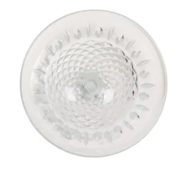 Ensemble de 7 flûtes à champagne en cristal Fidenza de style Régence
