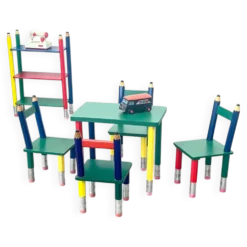 Ensemble de meubles en crayons de couleur vintage – IKEA x Pierre Sala