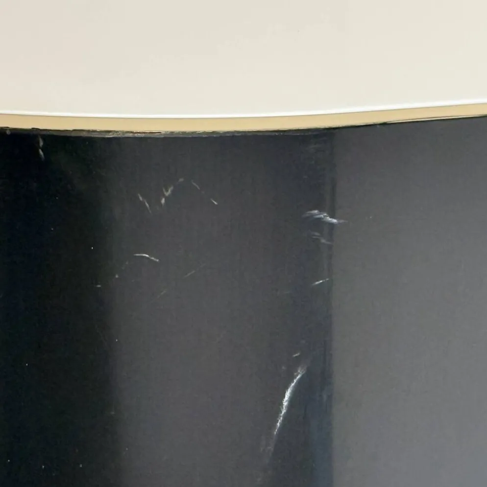 Ensemble de 3 modules Kartell Componibili noir et blanc, années 1970