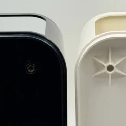 Ensemble de 3 modules Kartell Componibili noir et blanc, années 1970