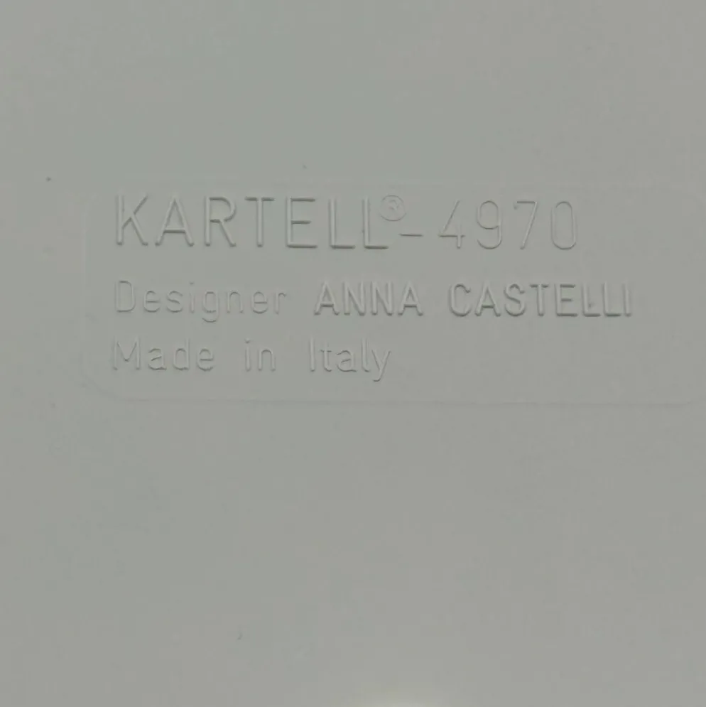 Ensemble de 3 modules Kartell Componibili noir et blanc, années 1970