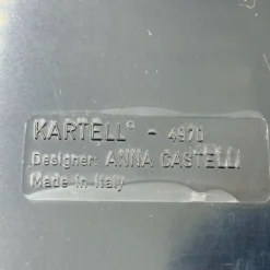 Ensemble de 3 modules Kartell Componibili noir et blanc, années 1970