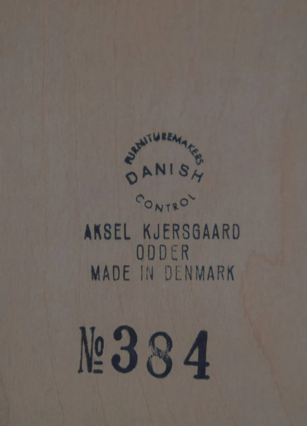 Ensemble d'entrée par Kai Kristiansen pour Aksel Kjersgaard, années 1960.