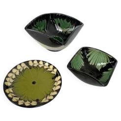 Ensemble de 3 petites céramiques Kähler, Danemark, années 1960