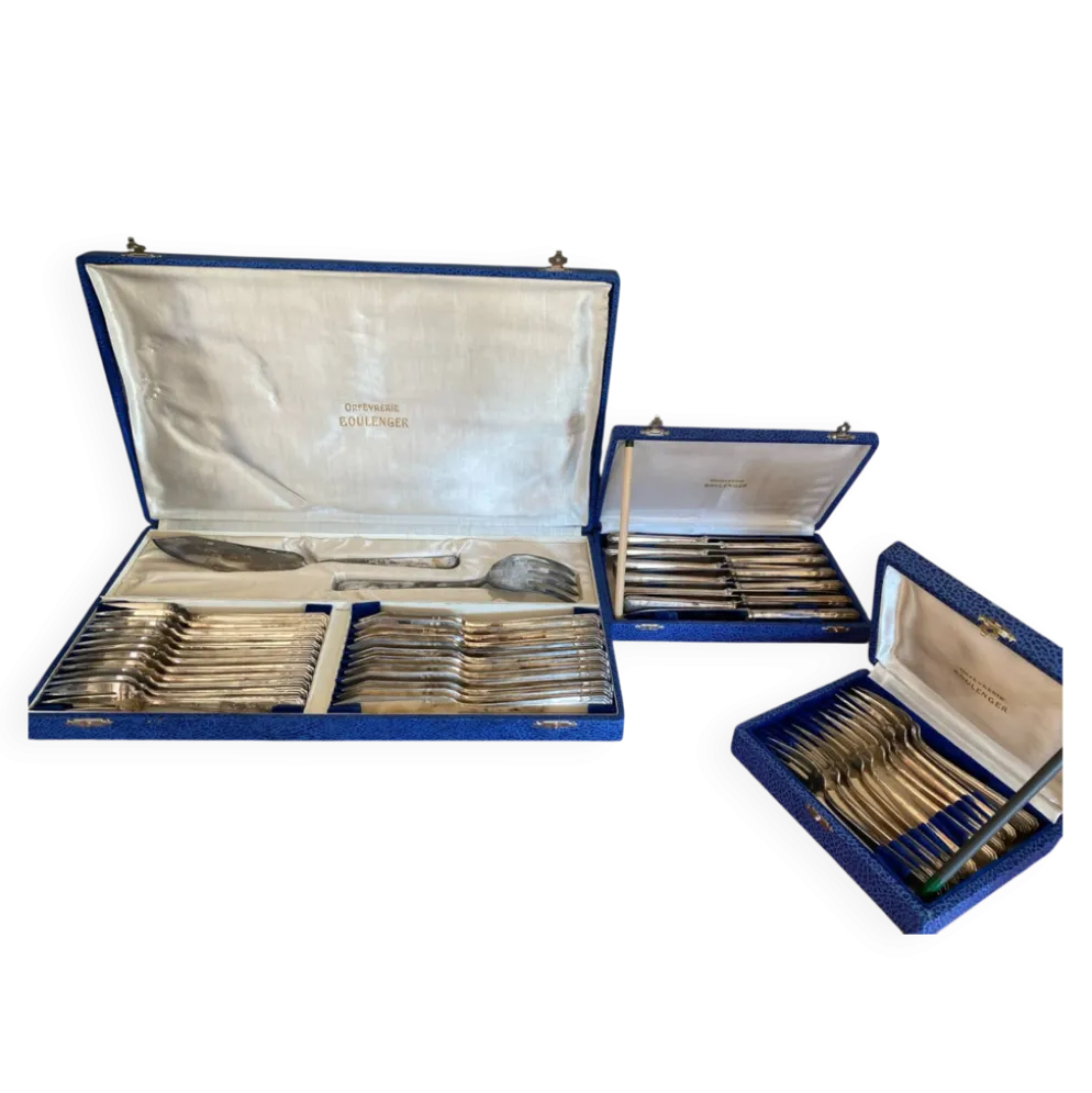 Ensemble de 50 pièces Menagere art deco boulenger