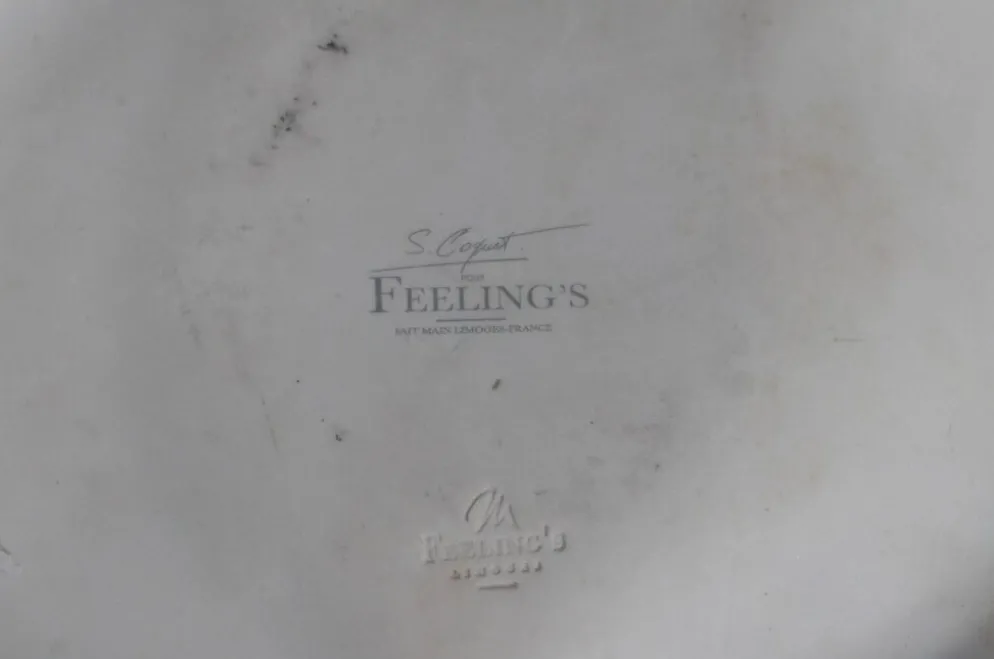 Ensemble de 7 pièces sculpturales Sylvie Coquet pour Feeling’s, Limoges