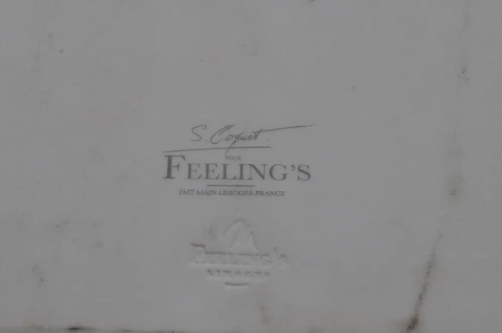 Ensemble de 7 pièces sculpturales Sylvie Coquet pour Feeling’s, Limoges
