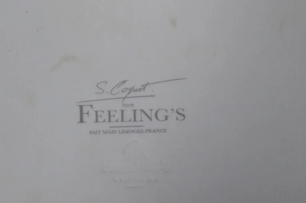 Ensemble de 7 pièces sculpturales Sylvie Coquet pour Feeling’s, Limoges