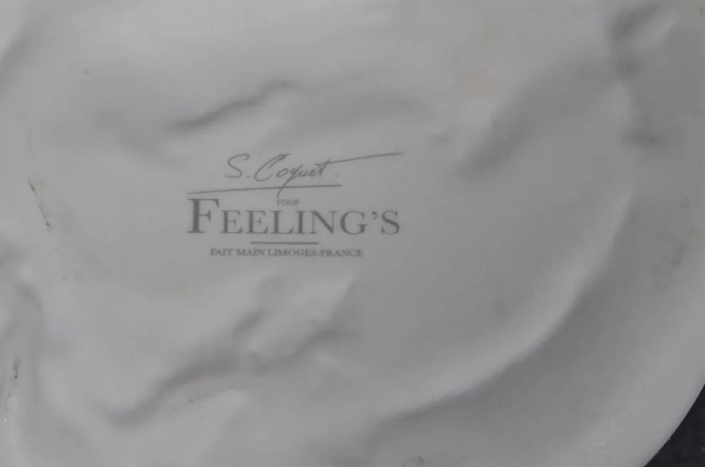 Ensemble de 7 pièces sculpturales Sylvie Coquet pour Feeling’s, Limoges