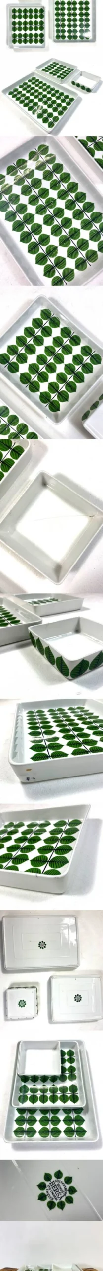 Ensemble de plats de service rétro vintage Stig Lindberg Gustavsberg Bersa suédois des années 50-60.