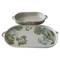 Ensemble de 2 plats Villeroy & Boch Scarlett-Vintage 1967