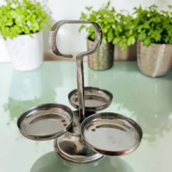 Ensemble de porte-condiments rotatif Mid Century Modern par Twin Bay