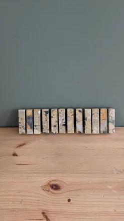 Ensemble de 6 porte-couteaux en marbre - 2 lots disponibles