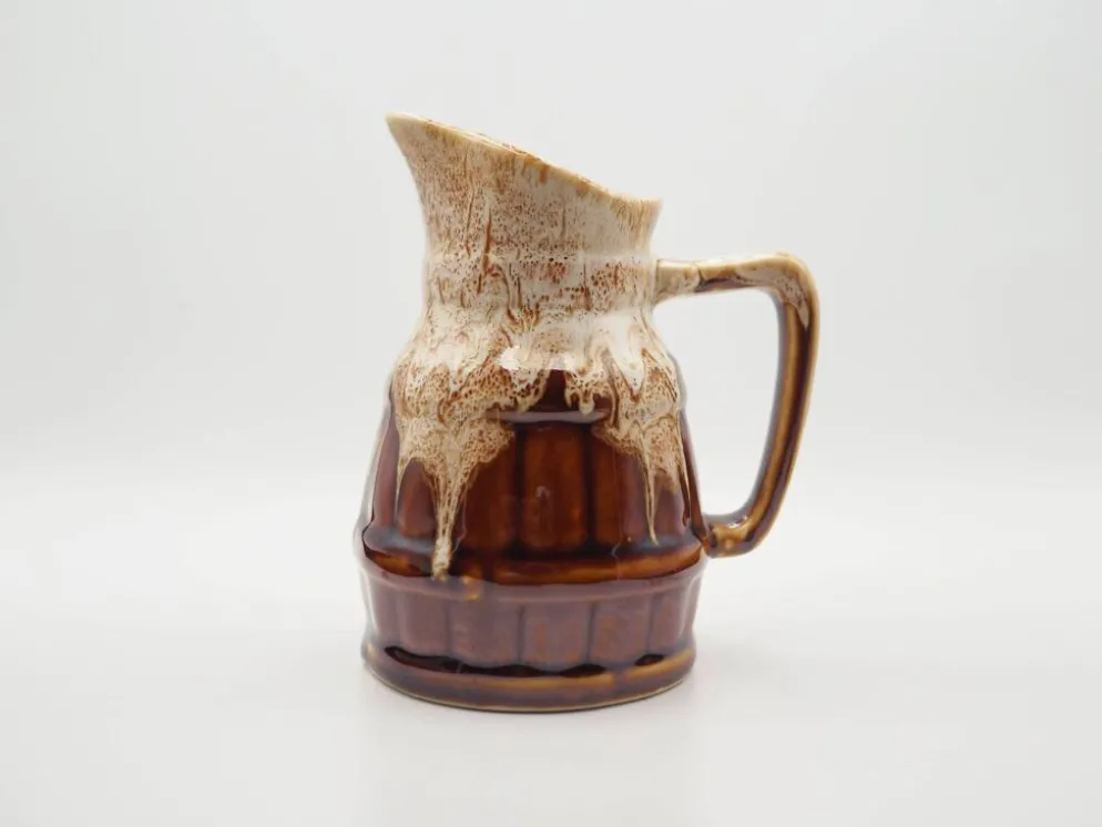 Ensemble de pots à crème en céramique, design danois, années 1970, production : Danemark